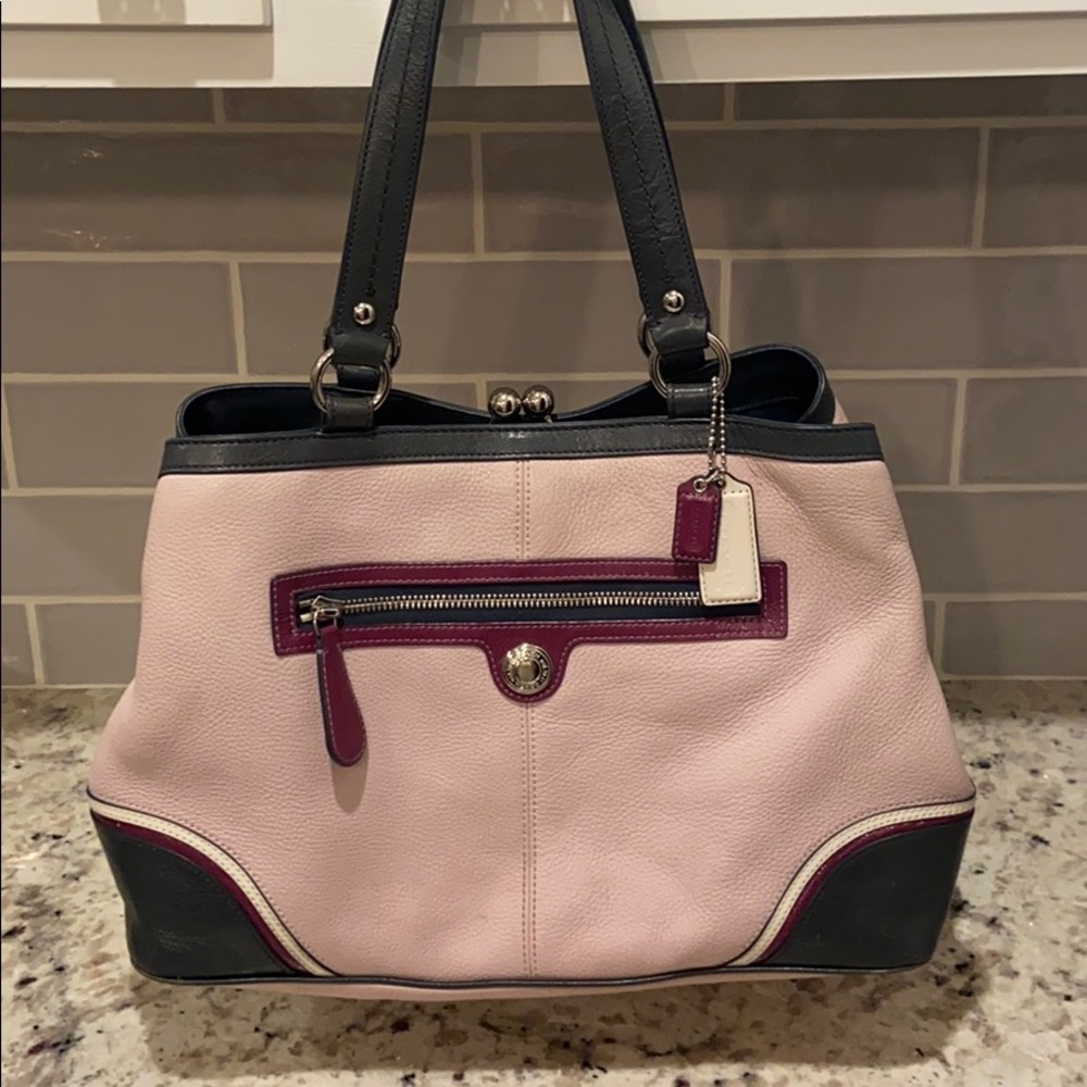 Coach Laura Carry-All Large Leather Handbag